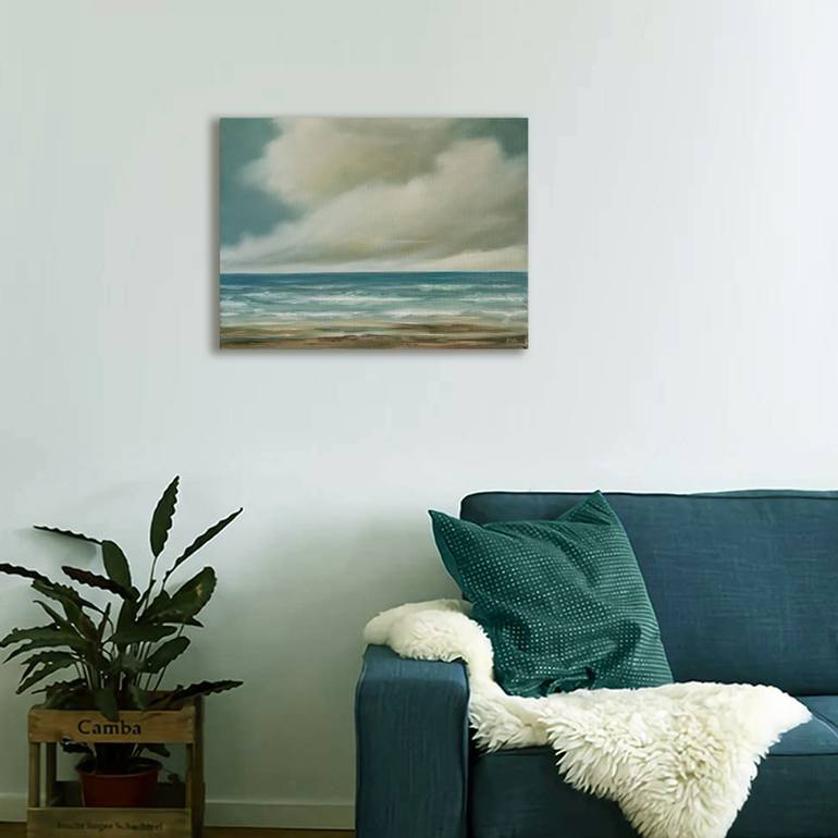 Original Contemporary Seascape Painting by Mullo Art