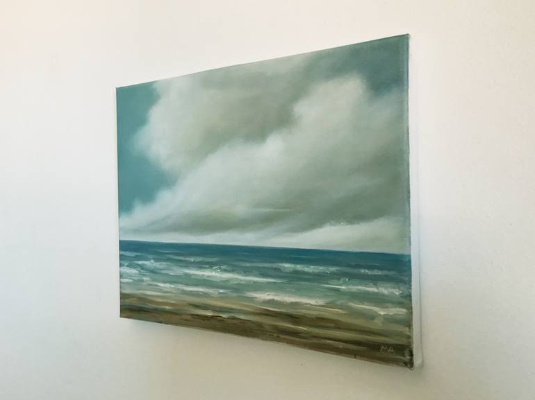 Original Contemporary Seascape Painting by Mullo Art