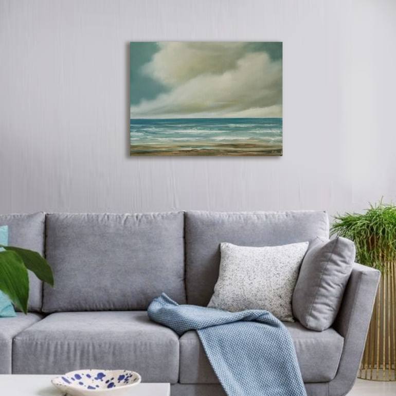 Original Contemporary Seascape Painting by Mullo Art