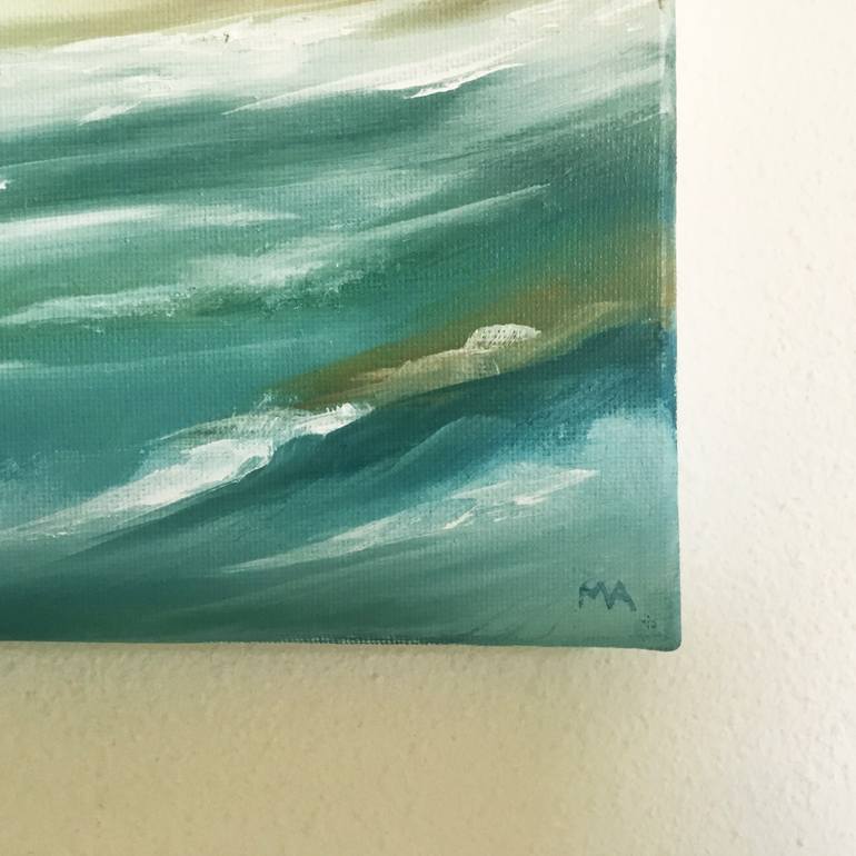 Original Contemporary Seascape Painting by Mullo Art
