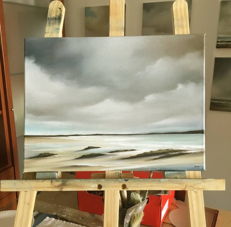 Original Contemporary Seascape Painting by Mullo Art