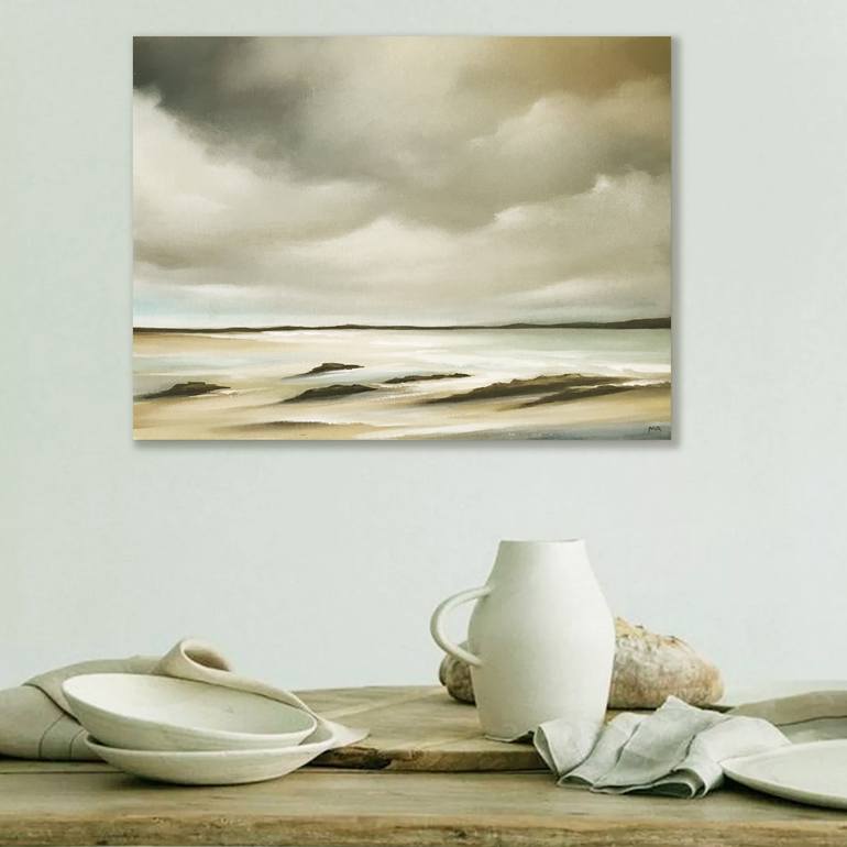 Original Contemporary Seascape Painting by Mullo Art
