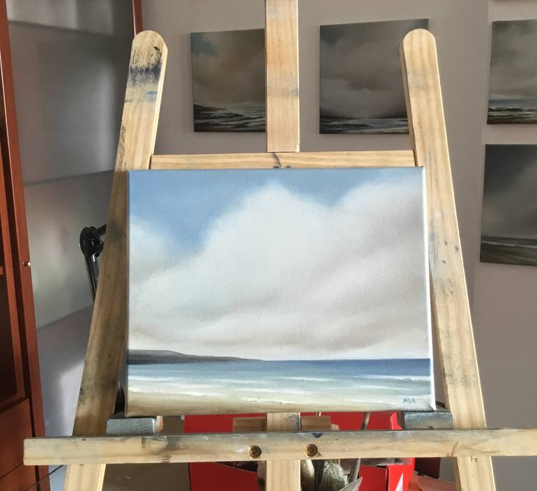 Original Contemporary Seascape Painting by Mullo Art
