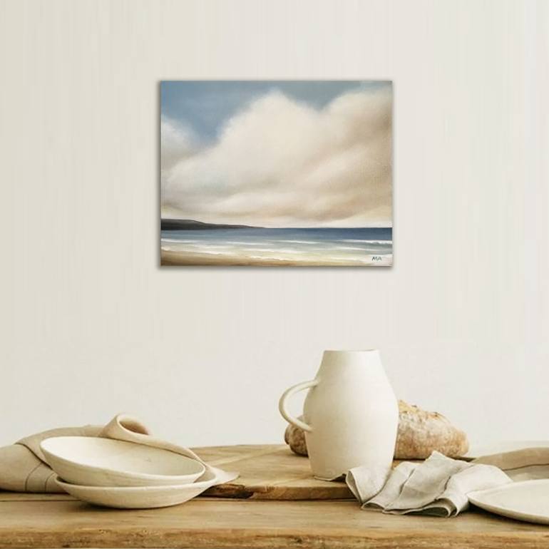 Original Contemporary Seascape Painting by Mullo Art