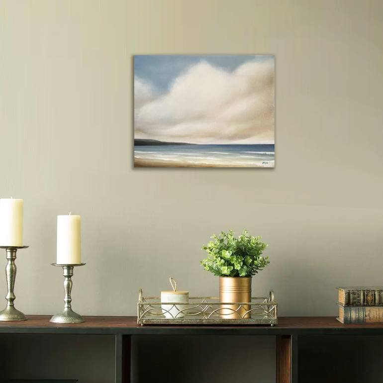 Original Contemporary Seascape Painting by Mullo Art