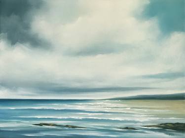 The Rising Tide - Original Seascape Oil Painting thumb
