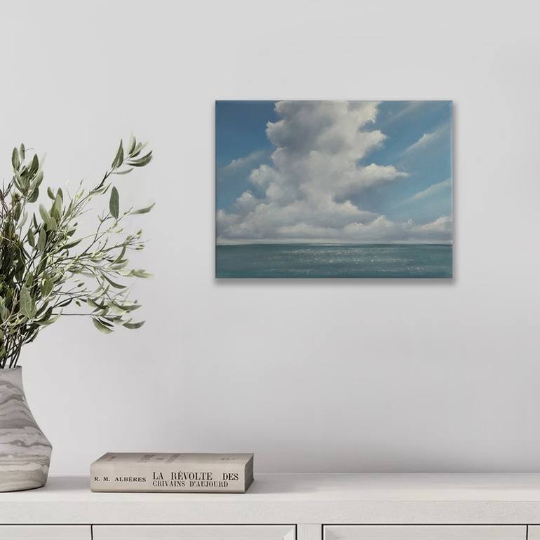 Original Classicism Seascape Painting by Mullo Art