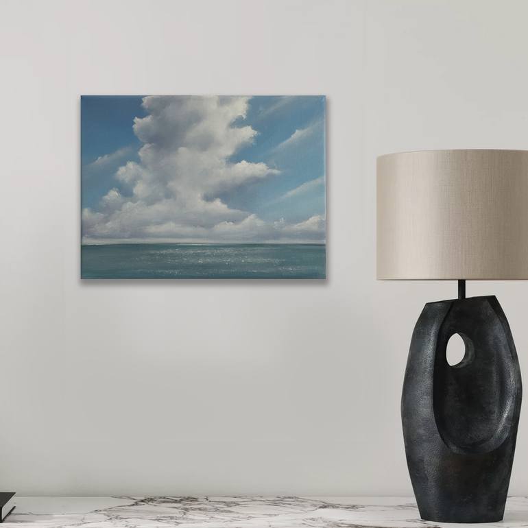 Original Classicism Seascape Painting by Mullo Art