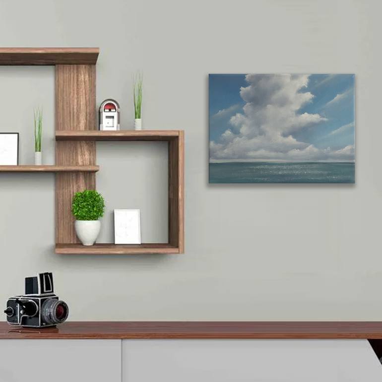 Original Classicism Seascape Painting by Mullo Art