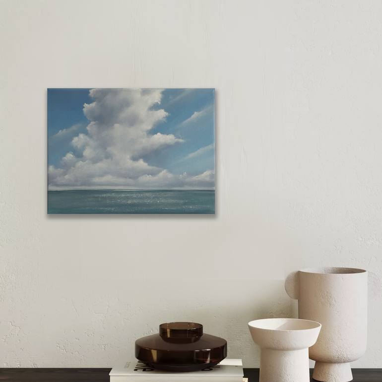 Original Classicism Seascape Painting by Mullo Art