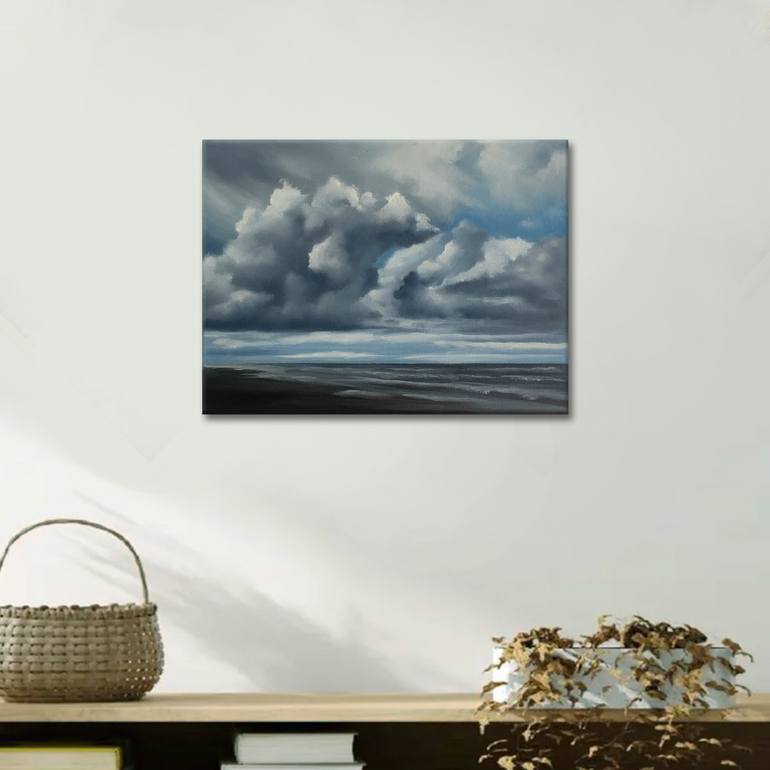 Original Classicism Seascape Painting by Mullo Art