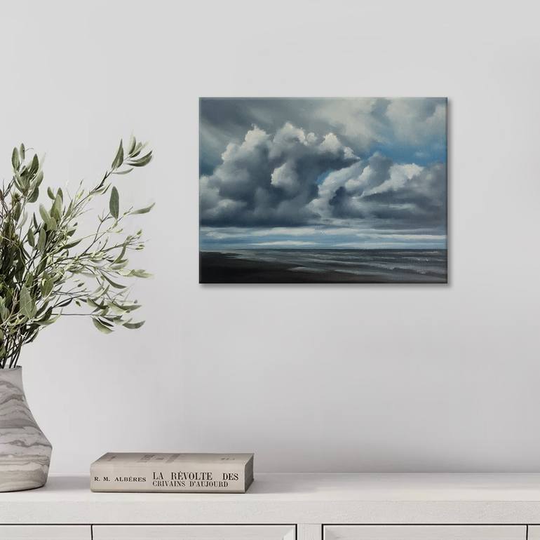 Original Classicism Seascape Painting by Mullo Art