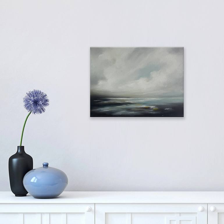 Original Classicism Seascape Painting by Mullo Art