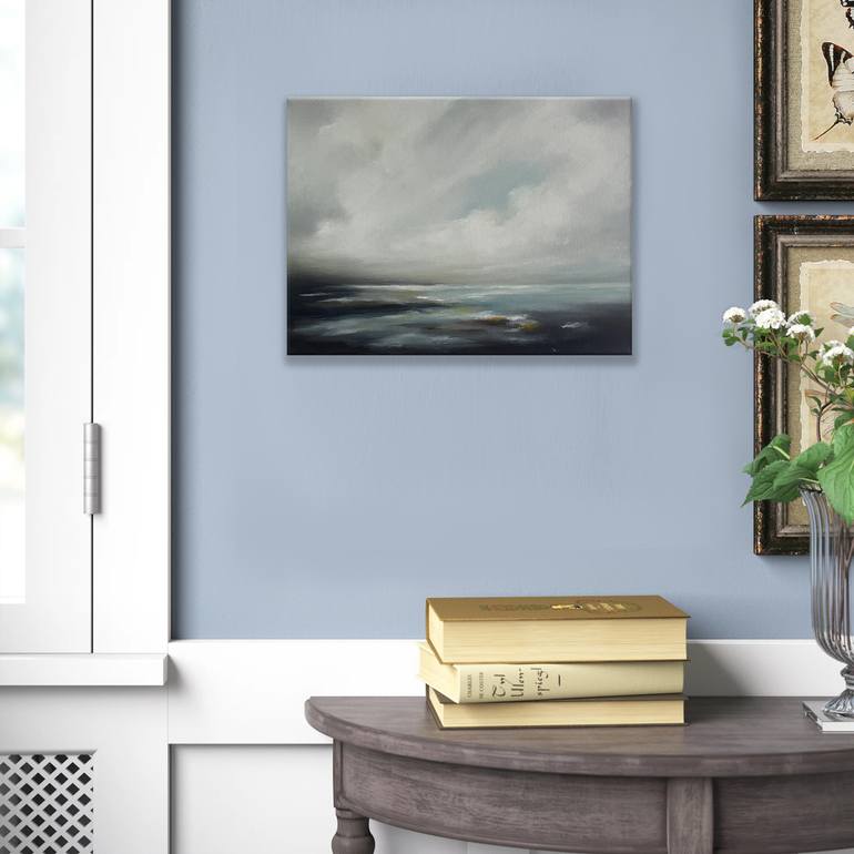 Original Classicism Seascape Painting by Mullo Art