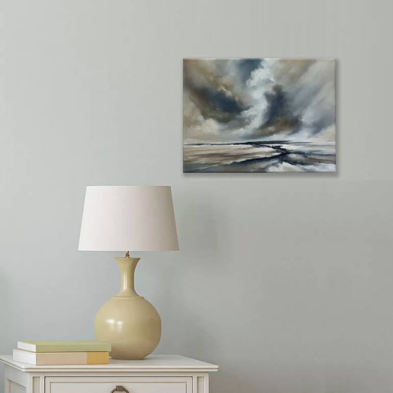 Original Contemporary Seascape Painting by Mullo Art