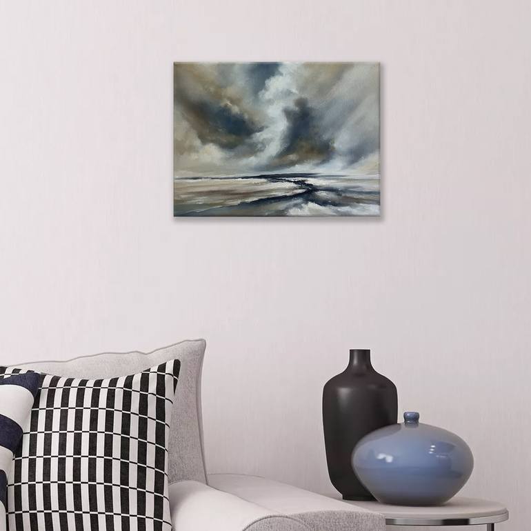 Original Contemporary Seascape Painting by Mullo Art