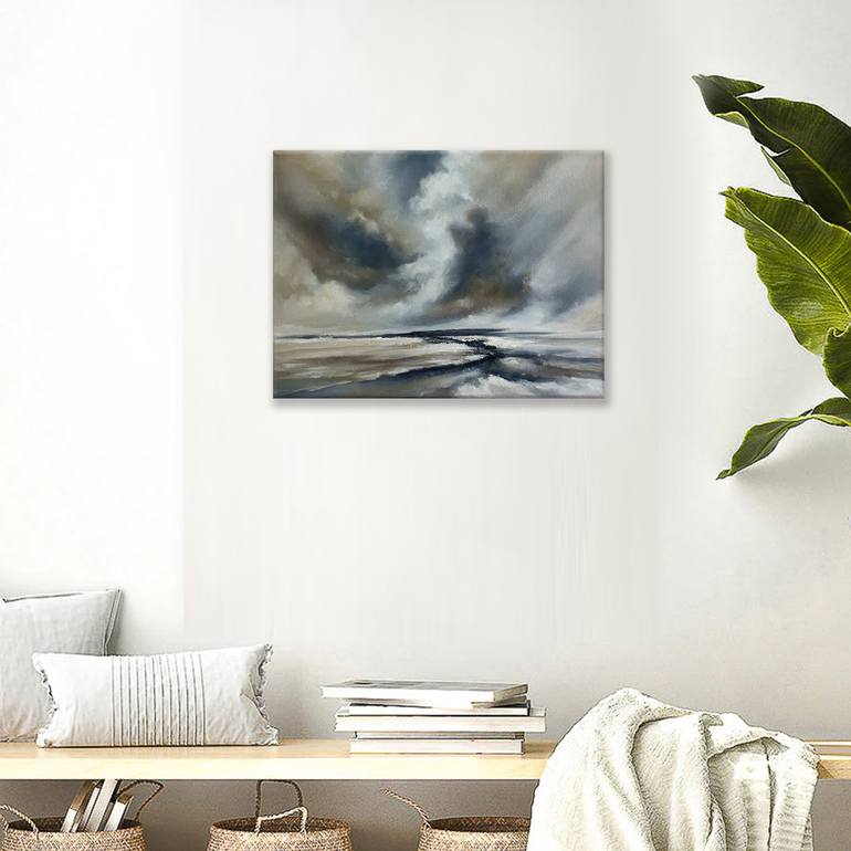 Original Contemporary Seascape Painting by Mullo Art