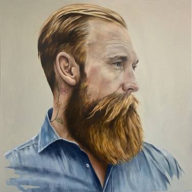 Original Portraiture People Paintings by Mullo Art