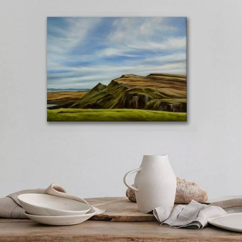 Original Classicism Landscape Painting by Mullo Art