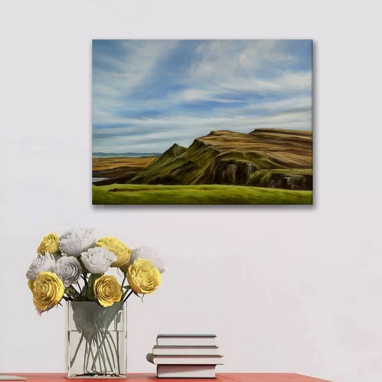 Original Classicism Landscape Painting by Mullo Art