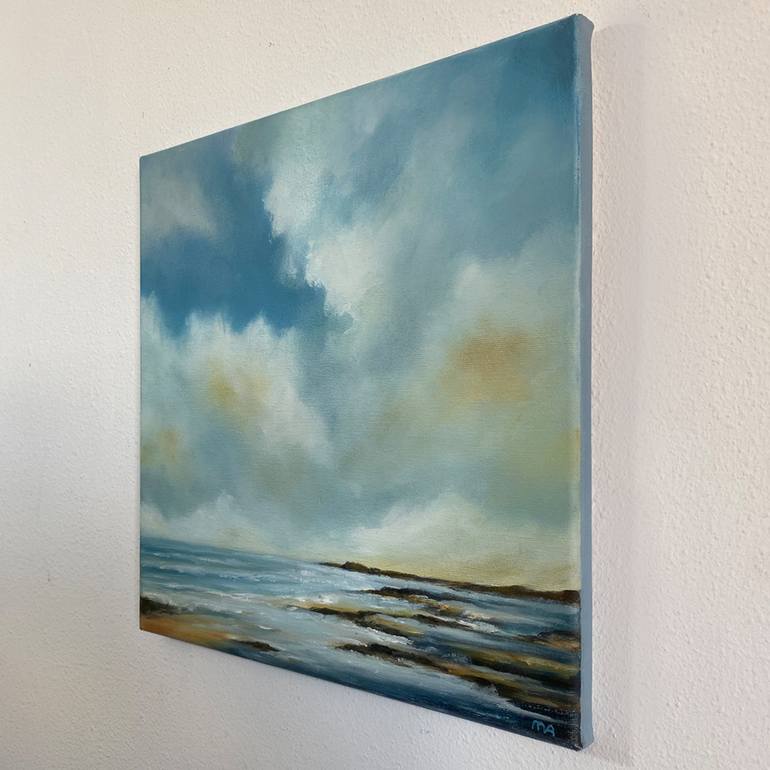 Original Classicism Seascape Painting by Mullo Art