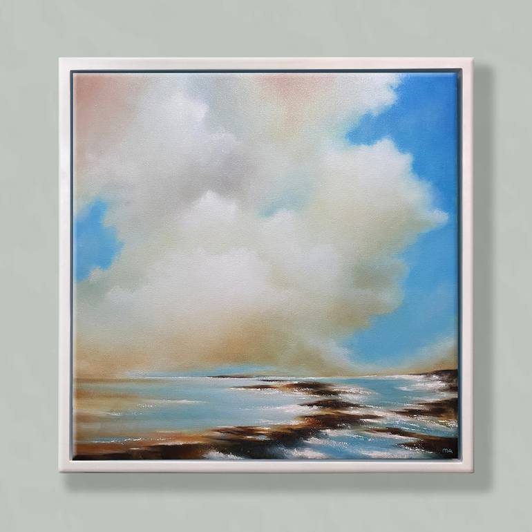 Original Contemporary Seascape Painting by Mullo Art