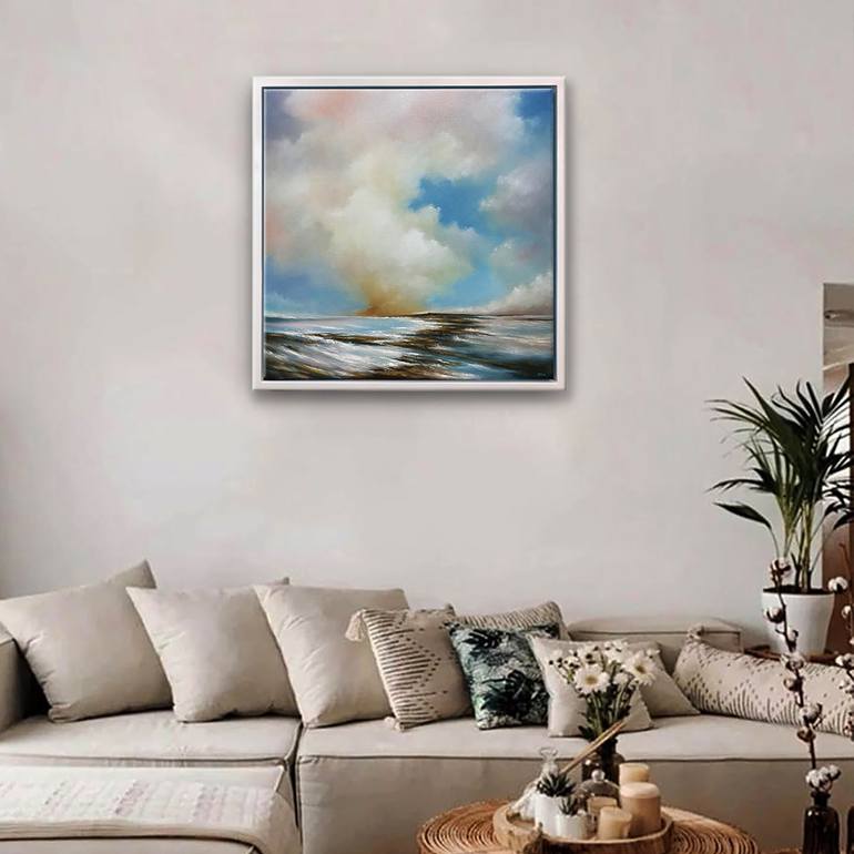 Original Contemporary Seascape Painting by Mullo Art