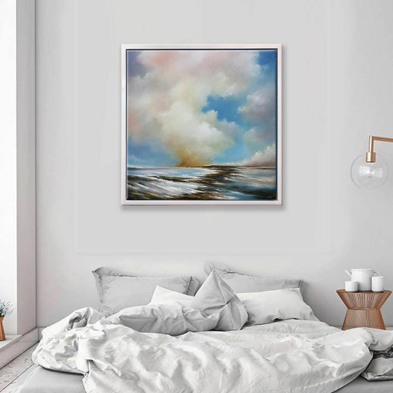 Original Contemporary Seascape Painting by Mullo Art