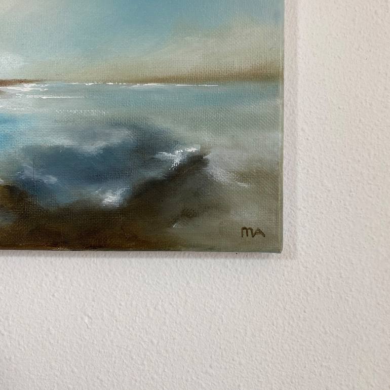 Original Contemporary Seascape Painting by Mullo Art