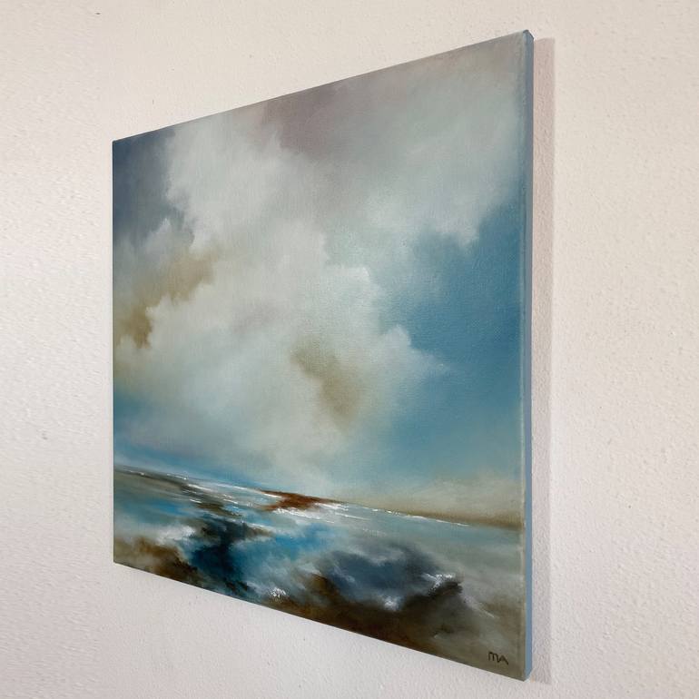 Original Contemporary Seascape Painting by Mullo Art