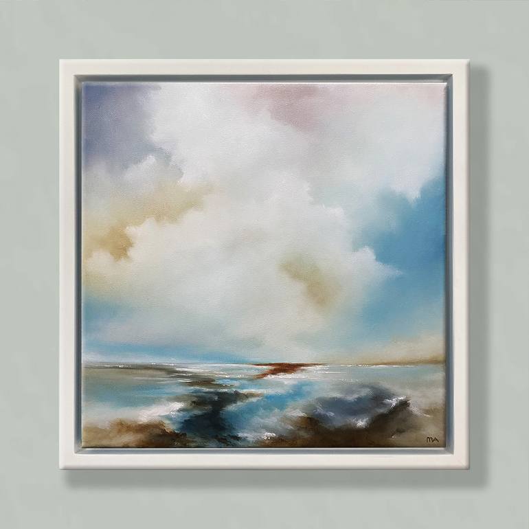 Original Contemporary Seascape Painting by Mullo Art