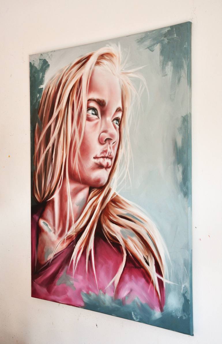 Original Modernism People Painting by Mullo Art