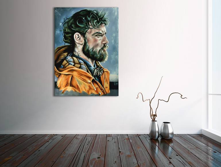 Original Modernism People Painting by Mullo Art