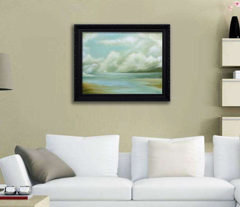 Original Abstract Seascape Painting by Mullo Art