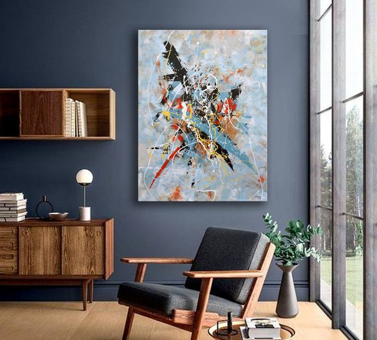 Original Pop Art Abstract Painting by MULLO Art