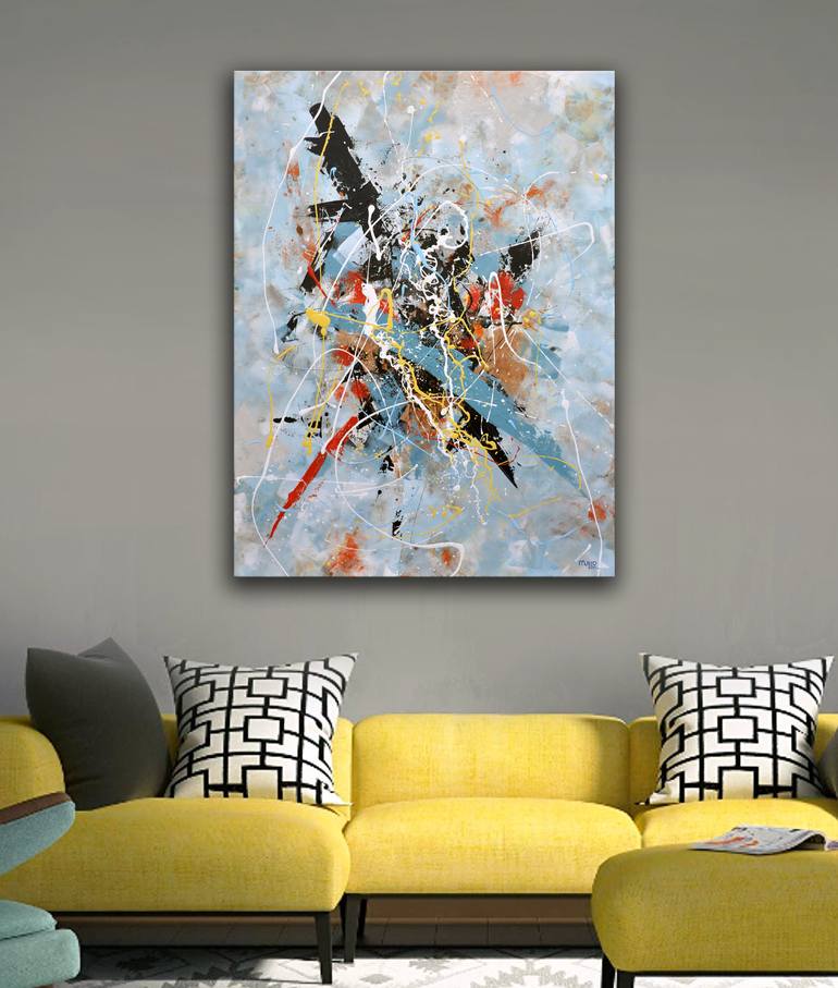 Original Abstract Painting by MULLO Art