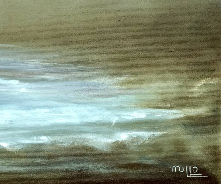 Original Abstract Seascape Painting by MULLO Art