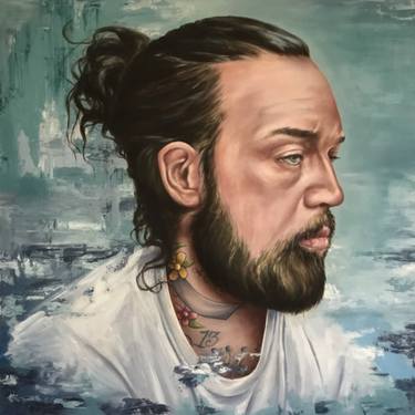 Original Contemporary Portrait Paintings by Mullo Art