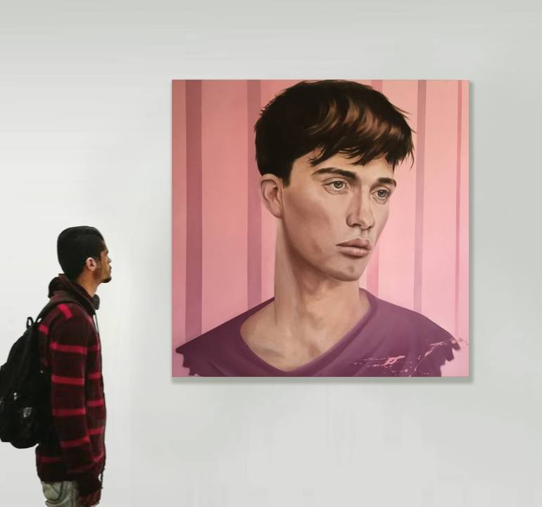 Original Figurative People Painting by Mullo Art