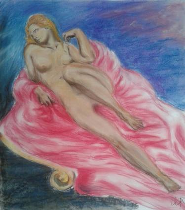 Original Nude Drawings by Cintia Cervantes