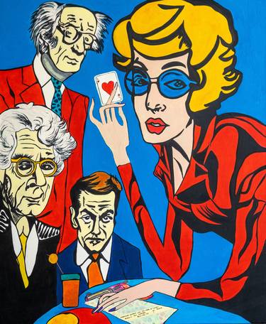 Original Pop Art Pop Culture/Celebrity Paintings by Martynas Ivinskas