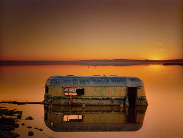 sunken bus, bombay beach ca - Limited Edition of 1 thumb