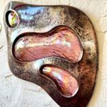 Copper and pink ripples by kelly witmer