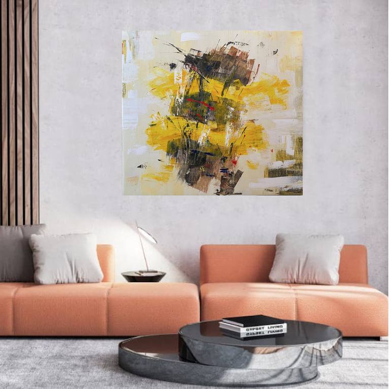 Original Abstract Painting by Antonio Perilli