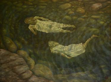 Print of Realism Water Paintings by Catherine E Stringer