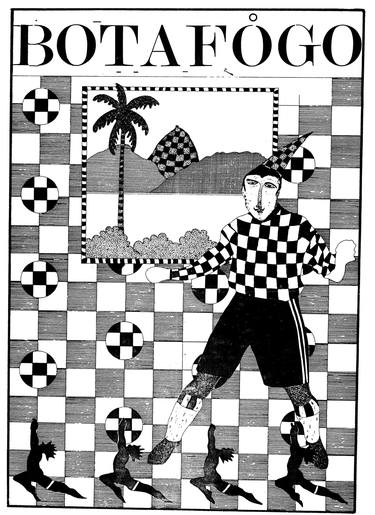 Print of Pop Art Sport Drawings by Roger Chadderton