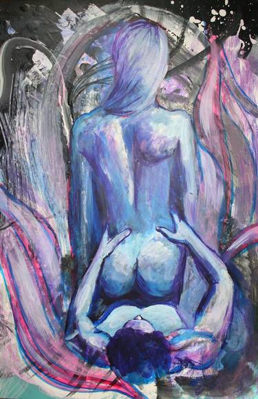 Print of Fine Art Erotic Paintings by Aleksandra Cherepanova