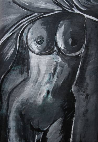 Print of Figurative Nude Paintings by Aleksandra Cherepanova