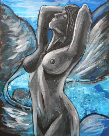 Print of Nude Paintings by Aleksandra Cherepanova