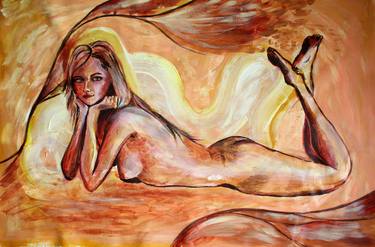 Print of Fine Art Nude Paintings by Aleksandra Cherepanova